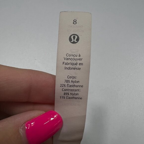 Lululemon All It Takes Ribbed Nulu T-Shirt Black Size 8 - Picture 5 of 8